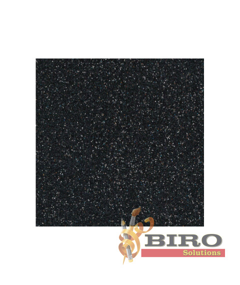 Hirtie gumata cu Sclipici 20x30cm 2mm (Foamiran) Neagra , 10 bucăți